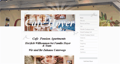 Desktop Screenshot of cafe-hoyer.de